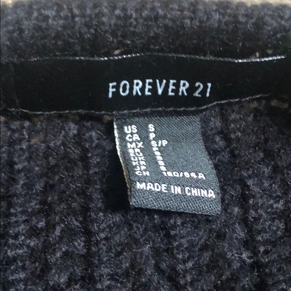 Black fuzzy cardigan - Picture 2 of 2